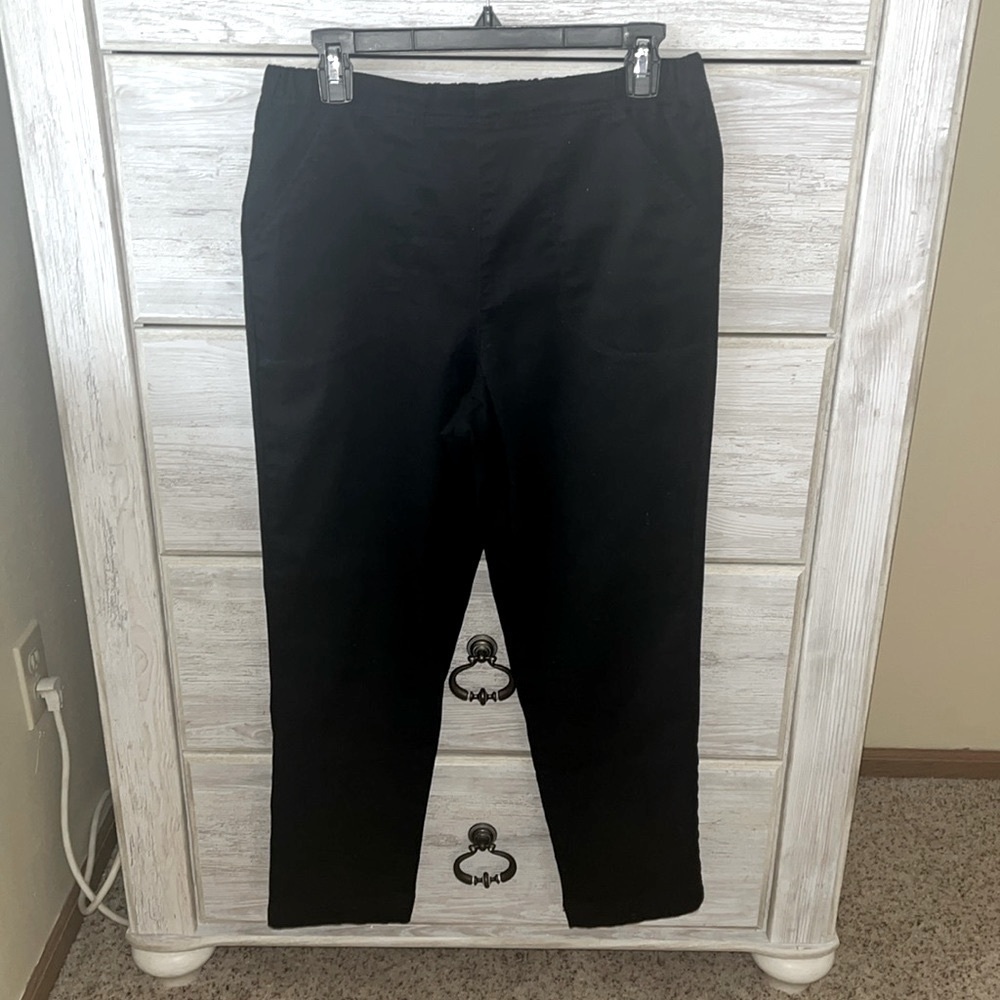Croft & Barrow Black Straight Leg Formal Pants
